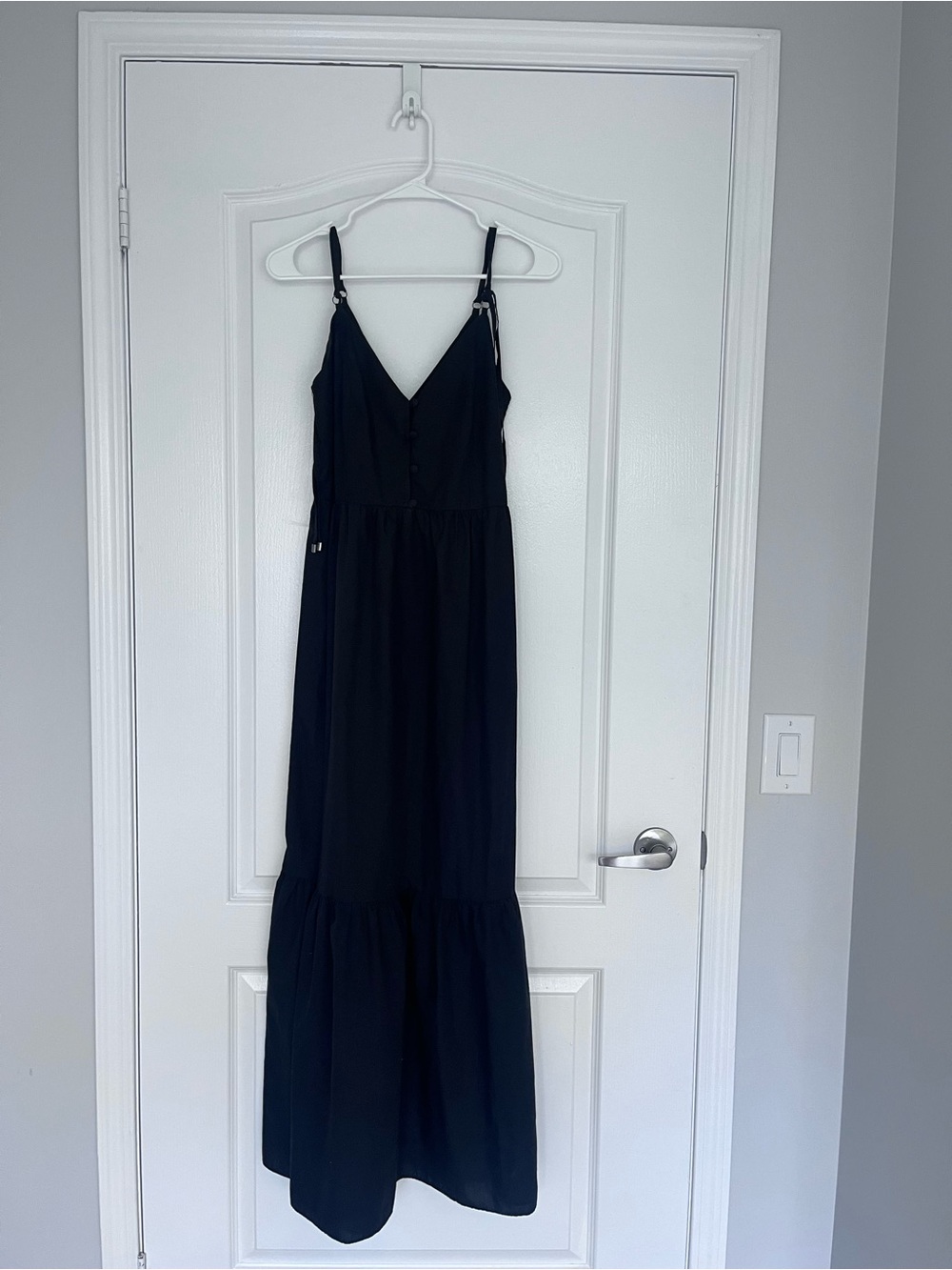 ASOS Poplin Maxi Dress with Adjustable Straps